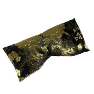 Nummies Silky Eye Pillow - Black/Gold